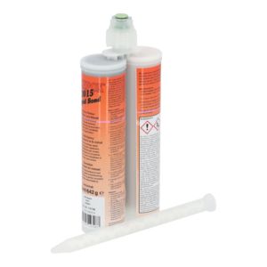 AKEMI AKEPOX 3015 Rapid Bond juodi dviejų komponentų klijai akmeniui ir metalui 395 ml