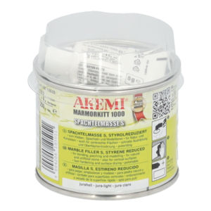 AKEMI Marble Filler 1000 S poliesterinis glaistas akmeniui Jura Light 150 ml