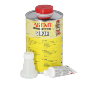AKEMI Super skysti dviejų komponentų klijai akmeniui 900 ml