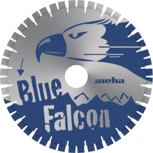 Deimantinis pjovimo diskas granitui Blue Falcon Ø500 mm