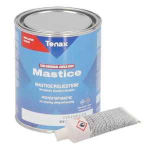TENAX Solido White baltas poliesterinis glaistas-klijai natūraliam akmeniui ir kvarcui 1 l