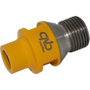 WEHA-CNC Mastercut nerūdijančiojo plieno adapteris inkrementinėms frezoms R 1/2"–M12, 9 mm